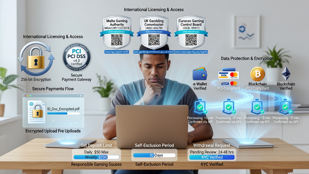 How to Choose a Safe Online Entertainment Platform: International Access, Licensing, Account Setup, Secure Payments, Data Protection, Responsible Limits and Withdrawals