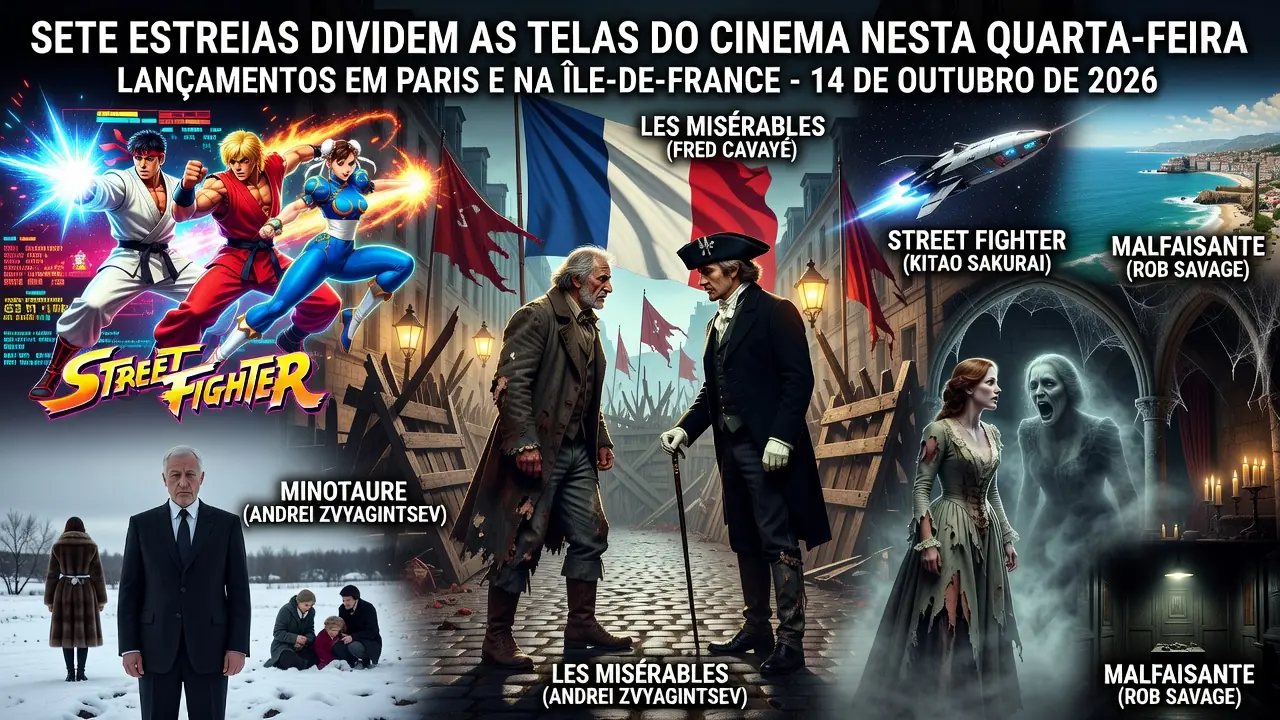 Sete estreias dividem as telas do cinema nesta quarta-feira