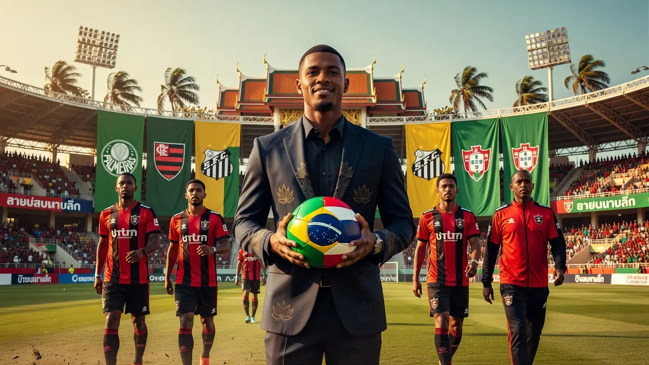 Ex-atacante Diogo vira ponte para brasileiros no futebol tailandês