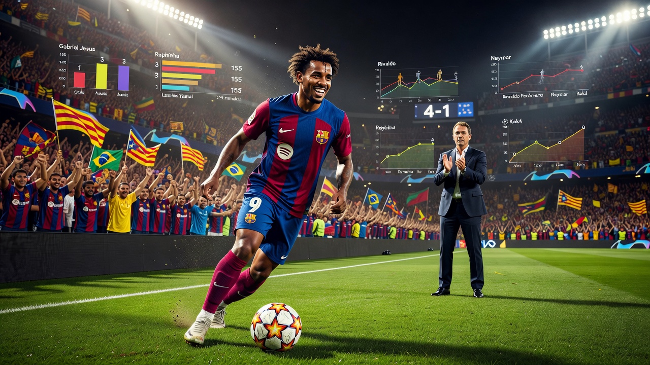 Gabriel Jesus Surpreende Flick e Vira Peça Decisiva no Barcelona