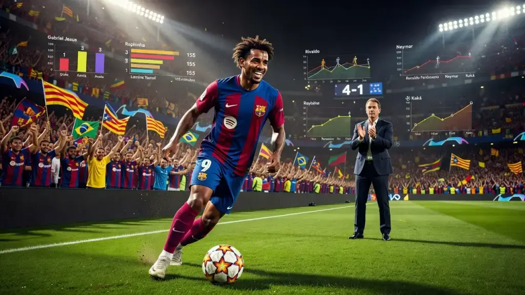 Gabriel Jesus Surpreende Flick e Vira Peça Decisiva no Barcelona