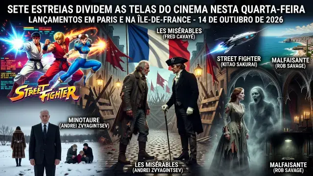 Sete estreias dividem as telas do cinema nesta quarta-feira